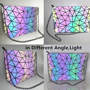 Luminous reflective chain bag